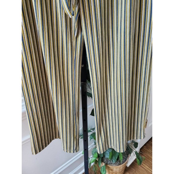 Est.1946 Women Multicolor Striped Polyester Drawstring Trouser Pants Size 18/20W - Picture 4 of 11